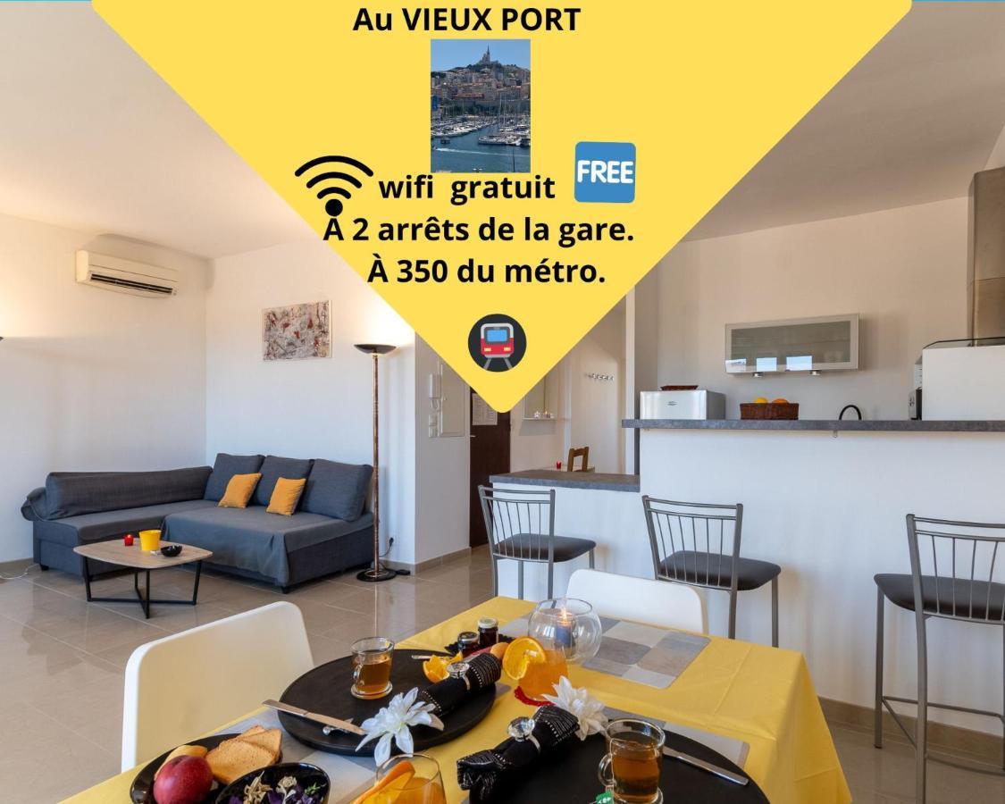 Celebre Vieux Port, Marseille Apartment Екстериор снимка